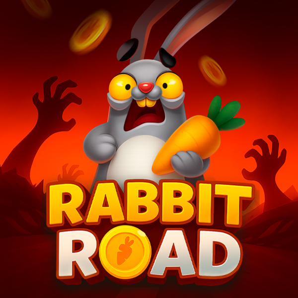 Rabbit Road - rabbit-themed road crossing crash game from InOut Games